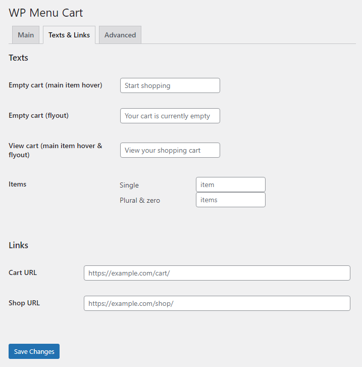 Change the “view your shopping cart” text - WP Overnight Documentation