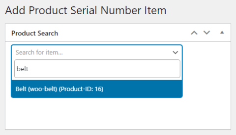 Create a Product Serial Number - WP Overnight Documentation