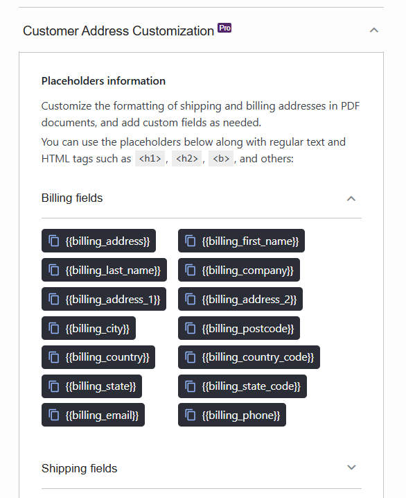 An image showing plugin settings