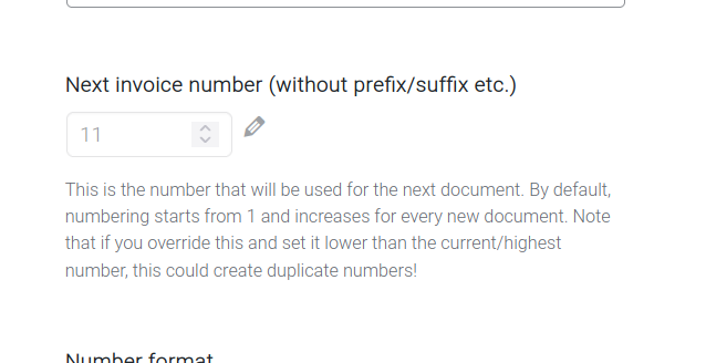 An image of the next-invoice-number setting