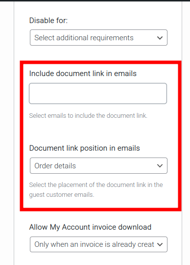 An image of plugin settings