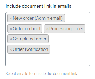 An image of a plugin setting